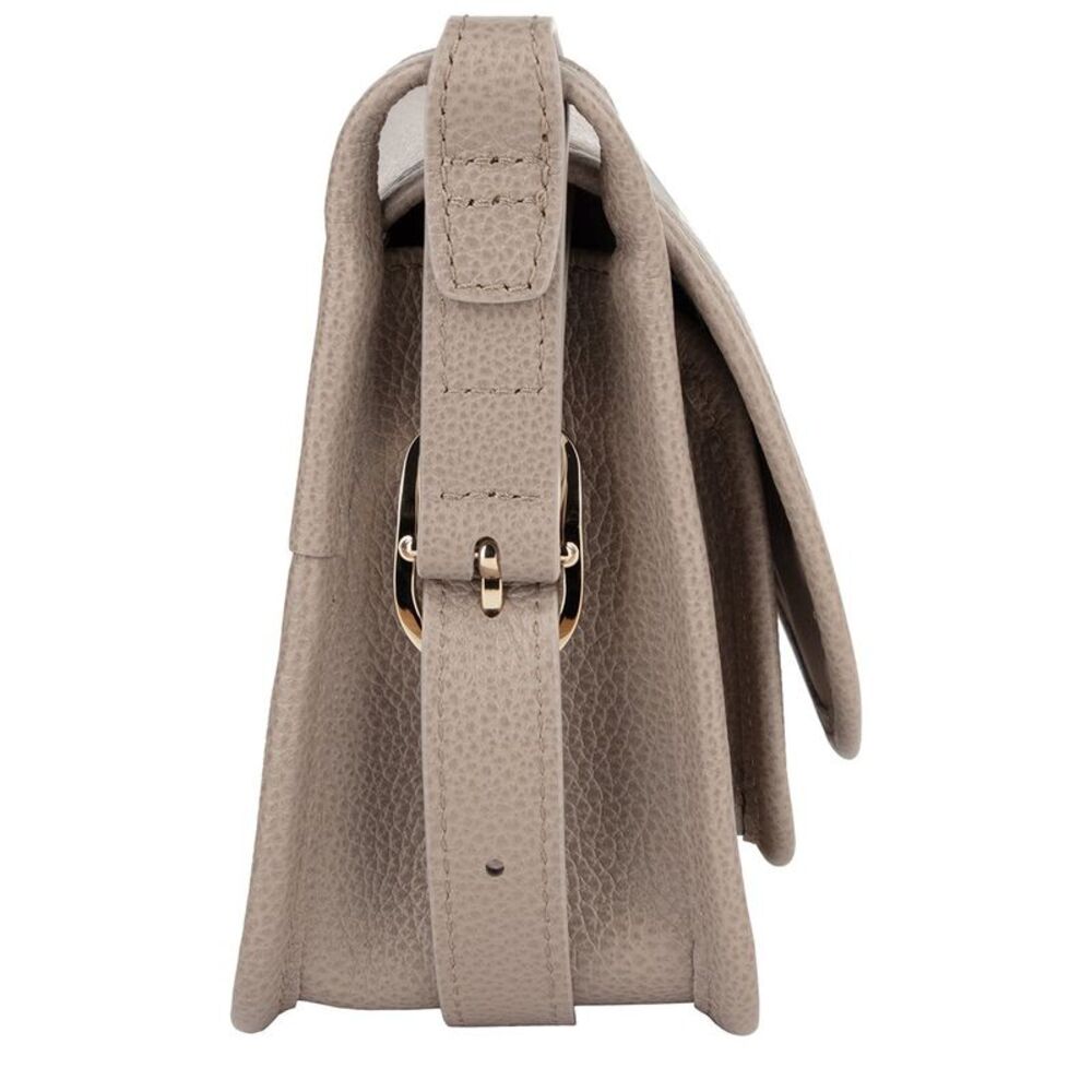 Longchamp Le Foulonné Small Leather Crossbody, Grey - Picture 3 of 4